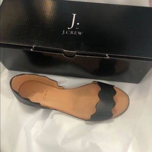 J crew sandals leather